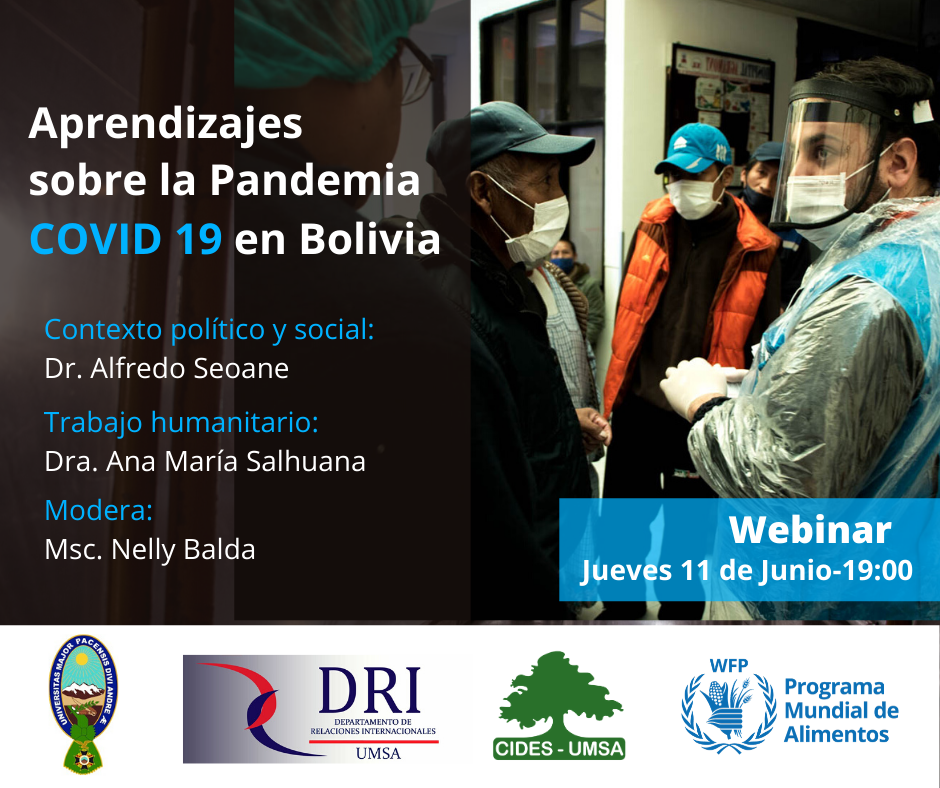 WEBINAR:  Aprendizajes durante la Pandemia COVID 19 en Bolivia