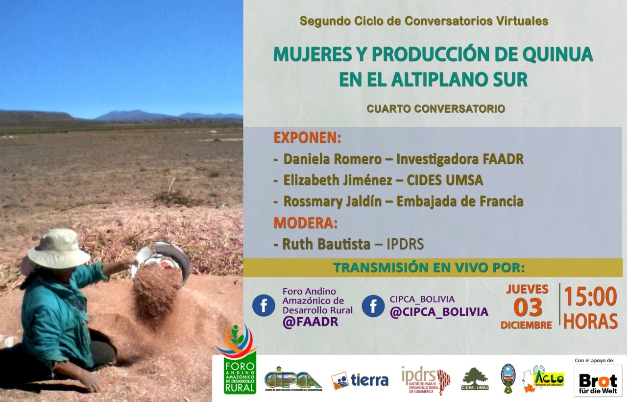 Mujeres y Producción de Quinua en el Altiplano Sur